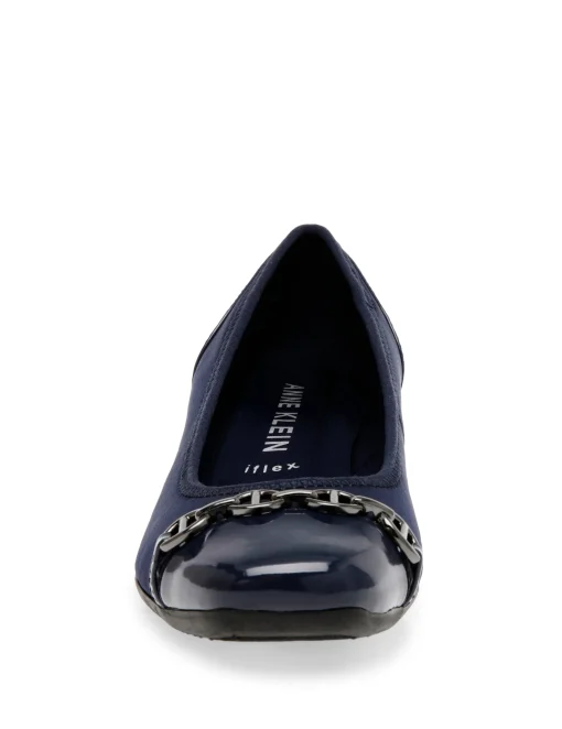 Sale Anne Klein Webster Wedge- Sale Navy Multi