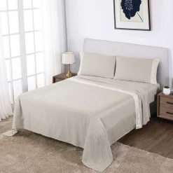 Best Sale Anne Klein Westhill Dot Sheet Set Oat