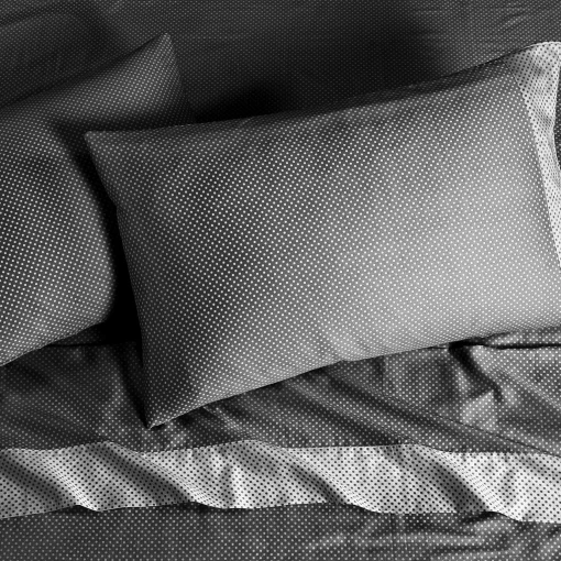 Outlet Anne Klein Westhill Dot Sheet Set Black