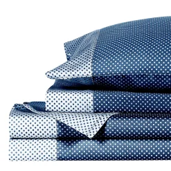 Best Sale Anne Klein Westhill Dot Sheet Set Navy