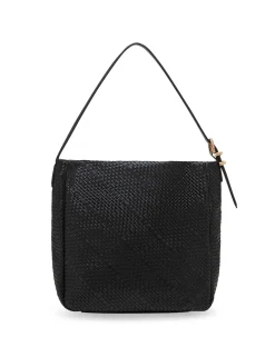 Fashion Anne Klein Woven Hobo With Detachable Pouch