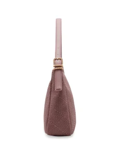 Fashion Anne Klein Woven Hobo With Detachable Pouch