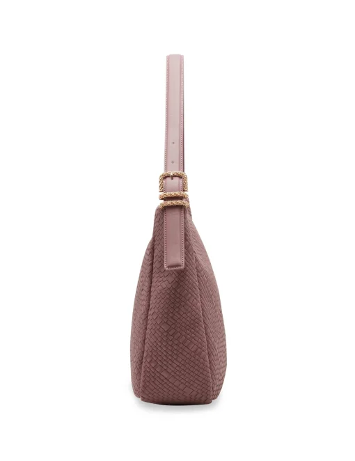 Fashion Anne Klein Woven Hobo With Detachable Pouch