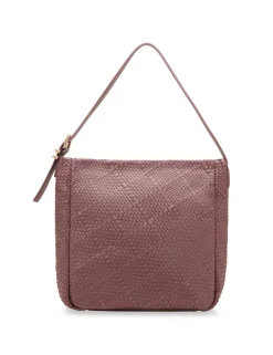 Fashion Anne Klein Woven Hobo With Detachable Pouch