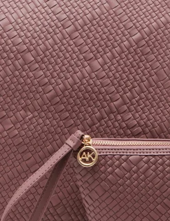 Fashion Anne Klein Woven Hobo With Detachable Pouch