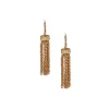 Cheap Anne Klein Woven Link Tassel Drop Earrings