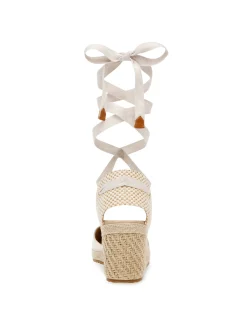 Flash Sale Anne Klein Zelda Wedge- Sale Light Natural/Silver